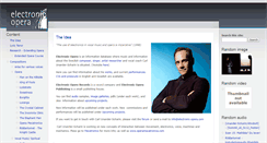 Desktop Screenshot of electronic-opera.com
