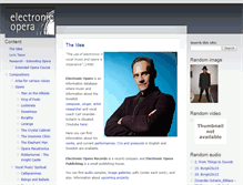 Tablet Screenshot of electronic-opera.com